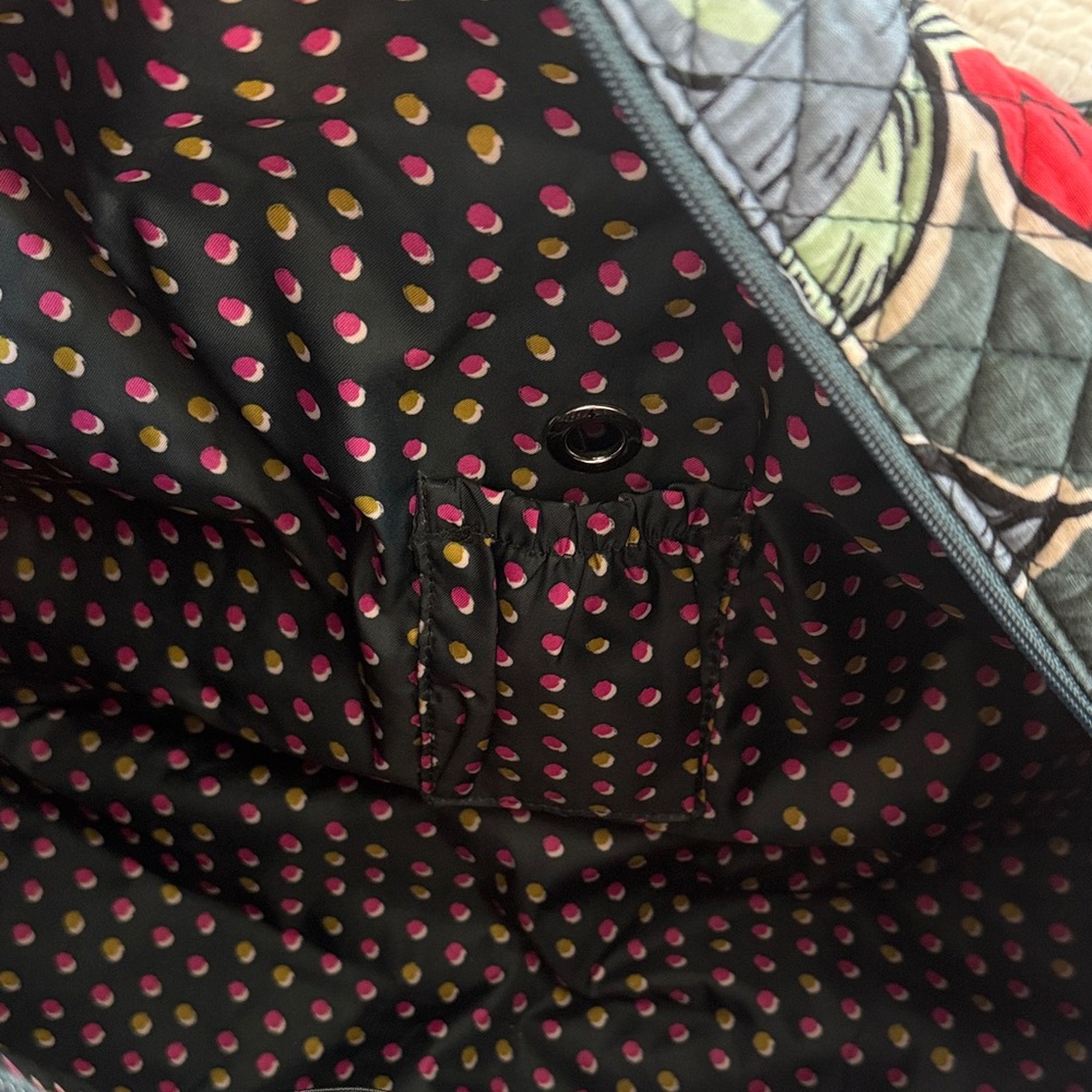 Floral Quilted Vera Bradley Duffel - Picture 4 of 5